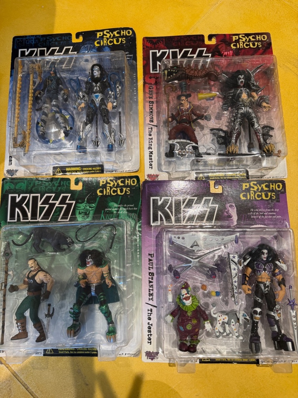 KISS Psycho Circus. Set of 4
